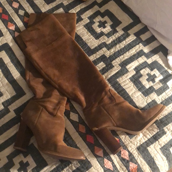 Michael Kors Shoes - Michael Kors Suede over the knee boots sz 7.5